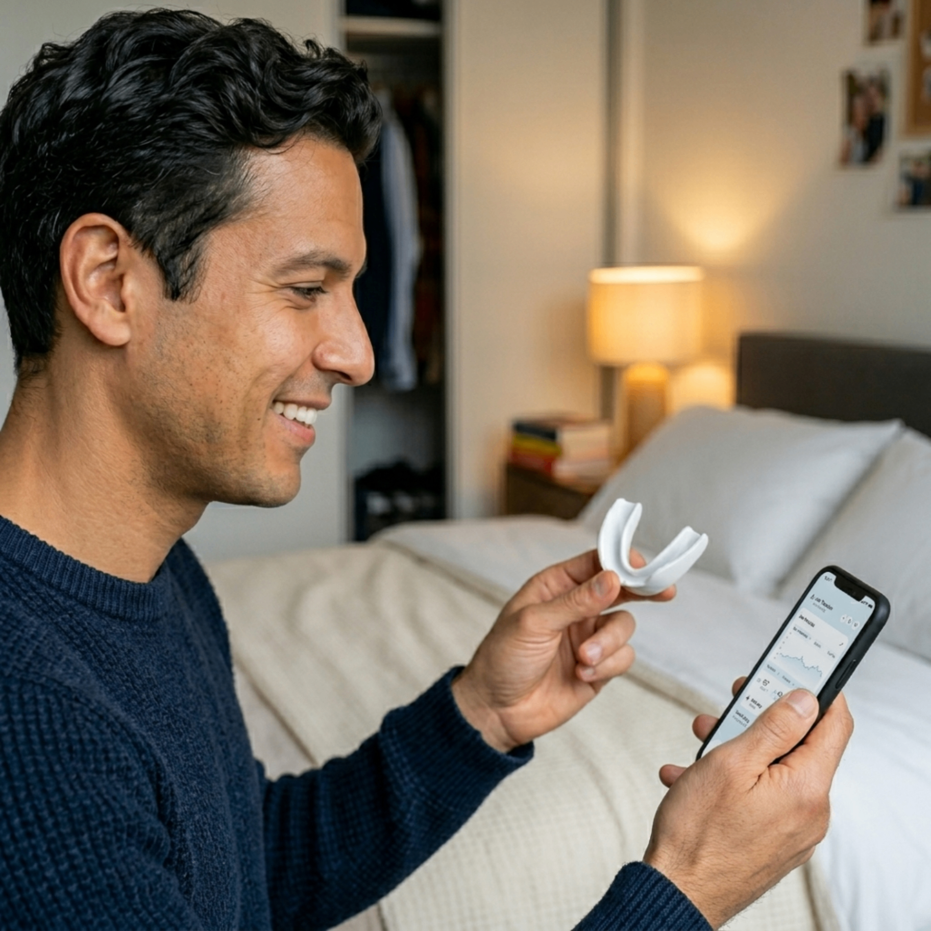 Jawvana user checking the app